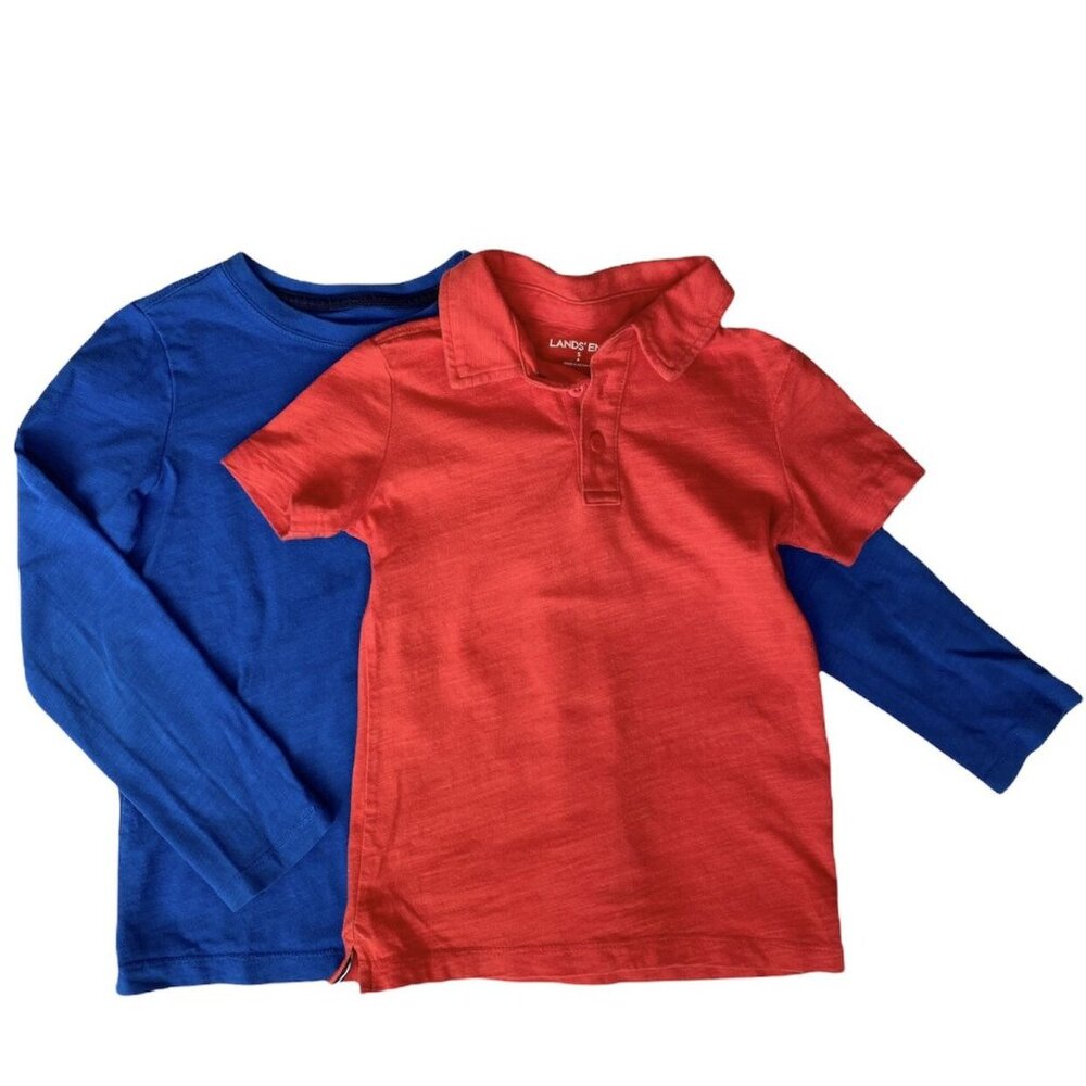 Lands End Slub Cotton Tees